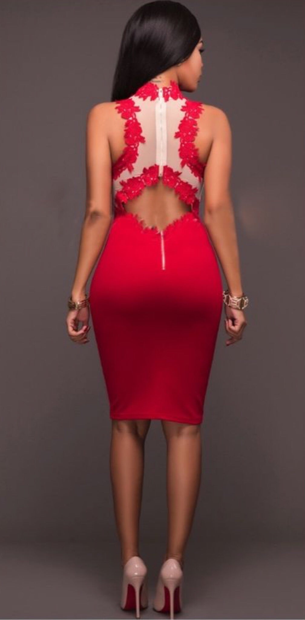 Open Back Crochet Midi - The Kurve