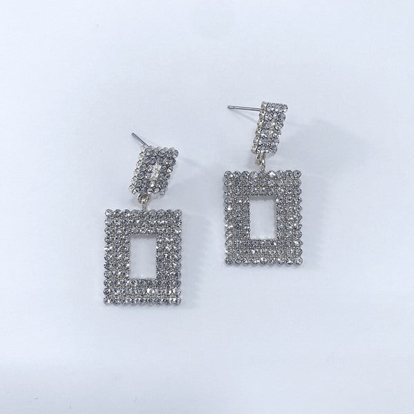Rhinestone Dangle Earrings