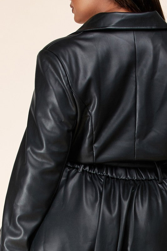Black Vegan Skirt Set – The Kurve Shoppe