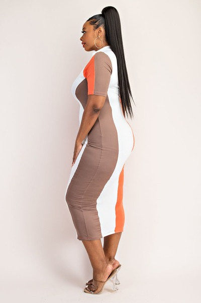 Try Me Color Block Dress