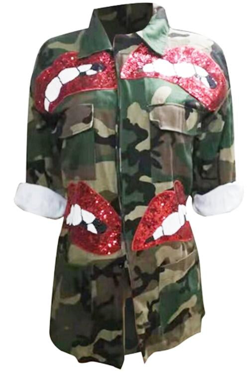 Lip Service Camouflage Jacket