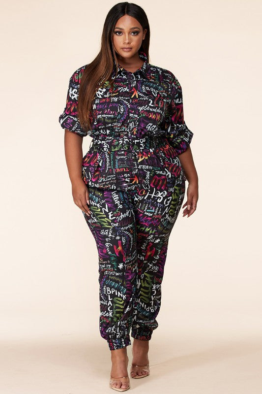 Word Play Jumpsuit