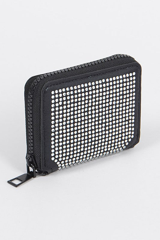 Rhinestone Chained Wallet