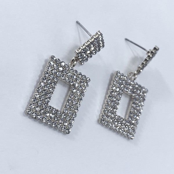 Rhinestone Dangle Earrings